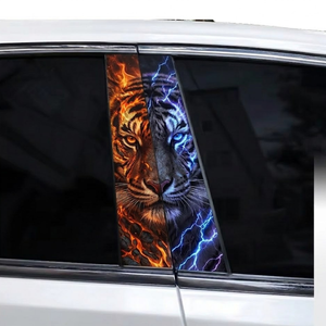 Custom Animal B-Pillar <b>Car</b> Stickers PVC 8MIL Waterproof Auto Body Decal for <b>Car</b> <b>Decoration</b> - Product Image 3