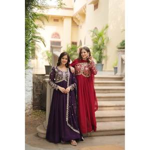 Lentejuelas-Vestido de noche con bordado múltiple para fiestas Vestido de trabajo múltiple elegante para ocasiones especiales - Product Image 1