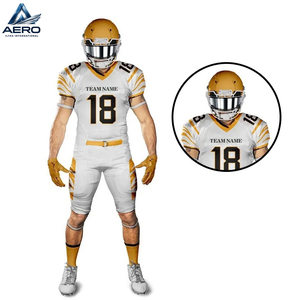 Uniforme de Fútbol Americano Personalizado Sublimado, Estilo Profesional, Duradero, de Alto Rendimiento y Cómodo para Equipos Deportivos - Product Image 6