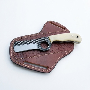 Carbon Steel Western Cowboy Bull Cutter <b>Knife</b> Bone Handle Fixed Blade Hunting <b>EDC</b> Camping Outdoor <b>Knife</b> Manufacturer - Product Image 5