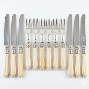 Modern Luxury Stainless Steel Flatware <b>Set</b> Gold And White <b>Marble</b> Pattern Handle Cutlery <b>Set</b> High Quality <b>Dinnerware</b> For Home - Product Image 5