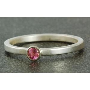 Bohemian 925 <b>Silver</b> <b>Garnet</b> <b>Ring</b> Bezel Setting Gemstone <b>Rings</b> Unisex Everyday Wear - Product Image 5