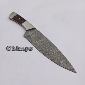 Cuchillo Santoku de Cocina de Acero de Damasco Personalizado, Ecológico, en Stock, de Alta Calidad para Cortar en la Cocina - Product Image 5