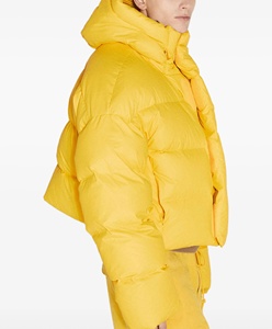 Chaqueta Acolchada con Capucha y Cierre de Cremallera para Hombre, con Logotipo Personalizado, Resistente al Viento, con Bolsillos y Tejido Teñido para Senderismo - Product Image 3