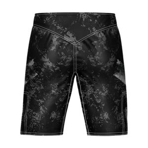 Shorts MMA noirs entièrement sublimés, séchage rapide, respirants, shorts MMA pour hommes, prix de vente optimal, shorts MMA pour hommes - Product Image 2