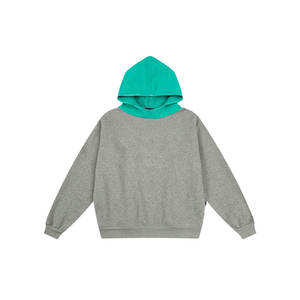 เสื้อสเวตเตอร์แบบสวมหัวมีฮู้ดแบบลำลองมีซิปเนื้อผ้าบางมีฮู้ดสำหรับฤดูหนาวทรงหลวม - Product Image 1