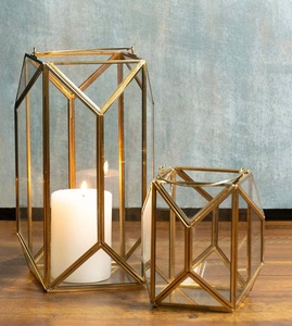 Geometric Metal <b>Lantern</b> Wholesale Bulk MOQ Candle Holder for Home Hotel Restaurant Garden Decor - Product Image 2