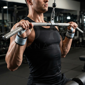 Sangles de musculation OEM pour vêtements de sport, sangles de soutien pour poignets en polyester OEM ODM, sangles d'entraînement fitness, musculation, powerlifting - Product Image 3