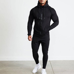 Survêtements de sport d'hiver personnalisés de haute qualité en gros, 100 % coton, séchage rapide, légers, à capuche, pour hommes, personnalisables - Product Image 3