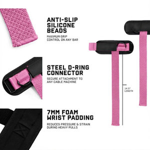 Sangles de levage unisexe en mousse épaisse avec logo Sewing Hub, impression couleur personnalisée et anneaux en D en acier inoxydable - Product Image 2