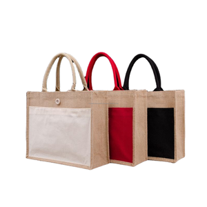 Sac en toile de jute promotionnel de haute qualité, impression personnalisée, sac fourre-tout en gros, fabricant - Product Image 4