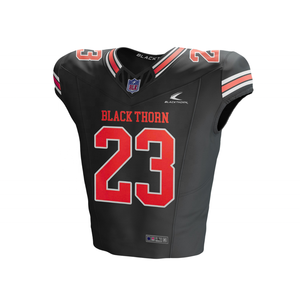 Maillot de football américain personnalisé OEM ODM, matériel sublimé en sergé, uniformes d'équipe OEM, maillots de football personnalisés respirants - Product Image 6