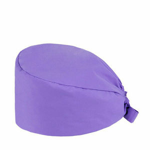 Casquette de chirurgien/chef unisexe en coton tissé, réglable, anti-poussière, respirante, à séchage rapide, avec bande anti-transpiration et détection d'aiguilles - Product Image 2