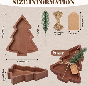 <b>Christmas</b> <b>Tree</b> Wooden Dough Bowls Wholesale Natural Solid Wood Candle Vessels Empty <b>Jars</b> For Holiday Candle Craft Wholesale - Product Image 6