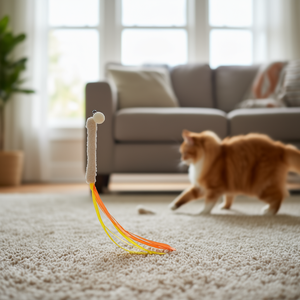 Juguete para Mascotas de Plástico/Felpa con Diseño de Varita Mágica de 40 cm - Product Image 3