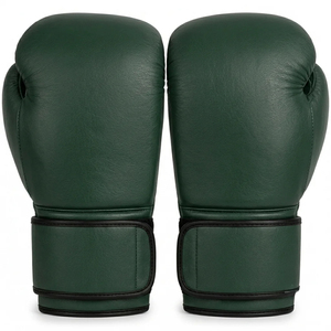ถุงมือชกมวย MMA หนัง PU สีเขียว พร้อมสายรัดข้อมือปรับได้ ถุงมือฝึกซ้อมน้ำหนักเบา ระบายอากาศได้ดี สำหรับผู้ใหญ่ - Product Image 3
