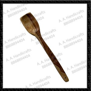 Natural Eco-Friendly High Quality Wooden Spoon Dishwasher/<b>Microwave</b>/Oven Safe Made Uttar Pradesh New Design serving spoon - Product Image 4