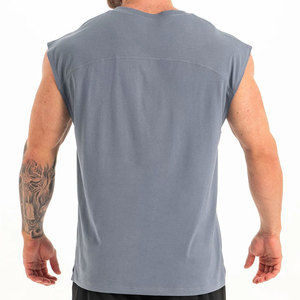 Chaleco Deportivo para Hombre, Transpirable, Ecológico, Casual, Moderno, Estilo Urbano, Corte Holgado, para Fisicoculturismo y Running, Poliéster/Algodón, OEM - Product Image 5