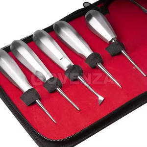 Juego Profesional de Elevadores Dentales Manuales de 13 Piezas, Herramientas de Acero Inoxidable con Agarre Ergonómico para Procedimientos de Extracción Dental - Product Image 4
