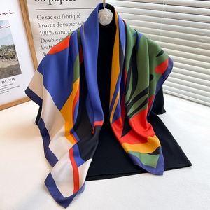 Custom Print Wholesale Print Silk Wrap Premium Pure Silk <b>Scarf</b> for Women Plain <b>Satin</b> Silk Lightweight Neck Wrap Soft Touch <b>Scarf</b> - Product Image 2