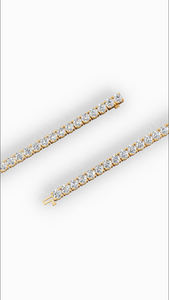 Sophisticated 7 Inch Elegant Round Cut Lab Grown <b>Diamond</b> Tennis Bracelet 10K Gold Luxury Fine <b>Jewelry</b> Wholesale Supplier - Product Image 6
