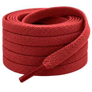 Lacets plats personnalisés en polyester tissé avec embouts en plastique pour chaussures de sport et baskets - Product Image 2