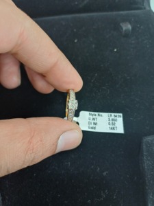 Anillo de Oro de 14K Premium con Diamante Solitario CZ para Mujer, Banda Pavé, Joyería de Compromiso Nupcial, Proveedor Mayorista - Product Image 4