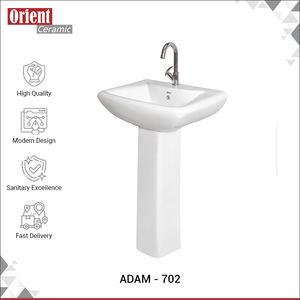 อ่างล้างมือเซรามิกสีขาวคุณภาพพรีเมียมระดับท็อป ราคาตลาดดีที่สุด จากผู้ส่งออกอินเดีย - Product Image 2