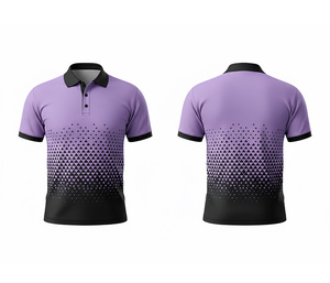 Polos de sport à séchage rapide par sublimation, coutures durables pour hommes, femmes et jeunes, polos actifs à séchage rapide et respirants - Product Image 2