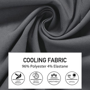 Shorts de golf et de loisirs pour hommes, haute performance, été, écologiques, respirants, tricotés, avec fermeture éclair à la taille, motif uni, service OEM - Product Image 5