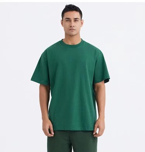 T-shirt à manches courtes en tissu tricoté 100% coton 220 g/m² pour homme, personnalisé - Product Image 3