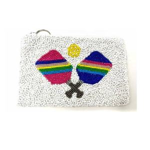 Monedero Mini con Diseño de Pickleball con Cuentas, Hecho a Mano, Ecológico, Duradero, con Cierre de Cremallera, para Llevar Efectivo, Monedas y Tarjetas, para Niñas y Mujeres - Product Image 5