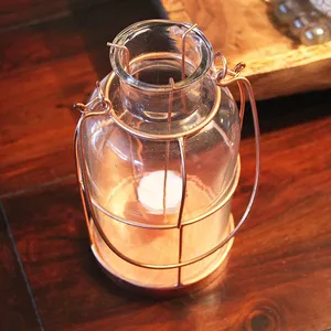 Ensemble de lanternes en acier inoxydable pour cadeaux de Noël, écologiques, pour activités religieuses, protection contre le vent, vente en gros - Product Image 4