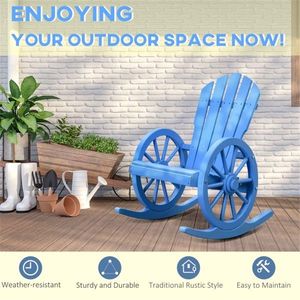Blue Garden Lounge Chairs - Product Image 1