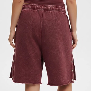 Pantalones Cortos Deportivos de Yoga para Mujer, Transpirables, de Alta Calidad, 100% Algodón, Cintura Elástica, Cintura Alta, para Gimnasio y Running - Product Image 2