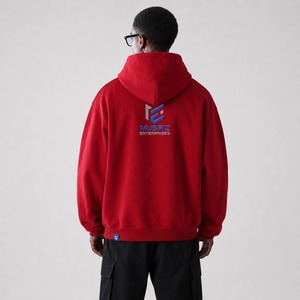Sudadera con Capucha de Felpa Lisa, 100% Algodón, 380 g/m², Corte Regular, Clásica, Ecológica, con Logotipo Personalizado para Hombre, Venta al Por Mayor Directa de Fábrica - Product Image 5