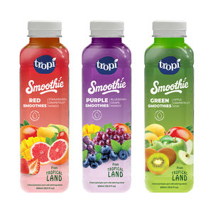500ml Flavored <b>Smoothie</b> Vietnam Beverage Manufacturer OEM Accepted Red Yellow Green <b>Bottle</b> Free Sample Free Design - Product Image 1