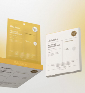 Masque hydratant éclaircissant pour le visage JMSOLUTION BIO-VITA DUO |   34G*4EA |   Acide hyaluronique de camélia |   Soin des pores élastifiants |   Barrière - Product Image 3