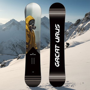 <span class=keywords><strong>Snowboard</strong></span> tout-terrain professionnel pour adultes avec graphismes floraux post-apocalyptiques et profil flexible bidirectionnel - Product Image 2