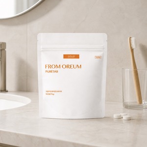 [FROM OREUM] Recharge de dentifrice solide 20 unités – Comprimés de dentifrice pour hôtel, salle de bain, voyage et hygiène personnelle - Product Image 1