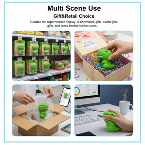 Giocattolo Morbido a Lenta Risposta, Simpatico Piccolo Dinosauro in Schiuma PU, Antistress, Ornamento Animale Cartoon - Product Image 5