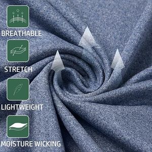 Chemises de sport à manches longues pour hommes, sweat-shirt à demi-zip, hauts de fitness pour le jogging, respirants, compressifs, pour la course à pied - Product Image 6