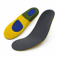 Semelles intérieures sport en gel EVA avec soutien de la voûte plantaire, absorption des chocs du talon, design respirant pour un confort optimal dans les chaussures de course