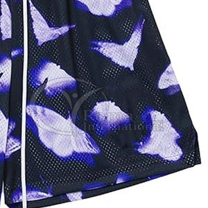 Shorts en mesh pour hommes avec logo personnalisé OEM, shorts de basket-ball en mesh personnalisés pour hommes, fabricant de shorts d'entraînement athlétiques OEM - Product Image 6
