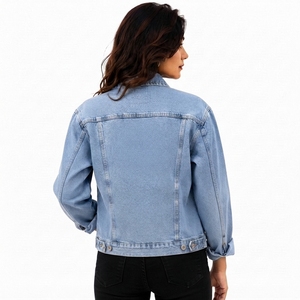 OEM Size Wholesale Manufacturer Private Label Women <b>Denim</b> <b>Jacket</b> Premium Quality Durable Cotton <b>Denim</b> Clothing with OEM Service - Product Image 5