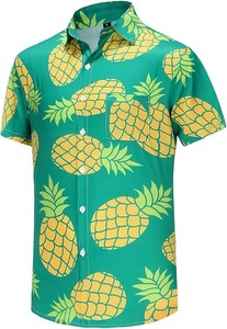 Camiseta Hawaiana para Hombre de Primera Calidad, Ligera, Económica, Totalmente Personalizable, Antiarrugas, con los Últimos Diseños - Product Image 3