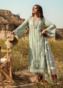 Trajes de tela de algodón bordados para mujer / Salwar Kameez pakistaní a bajo precio al por mayor / Ropa de la India y Pakistán - Product Image 2