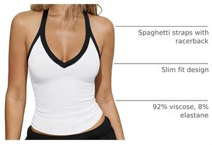 Women's Professional Sports Tank <b>Top</b> Lightweight Breathable Sleeveless Athletic Apparel for Gym Running <b>Cross</b> Training - Product Image 3