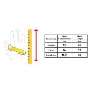 Guantes de Trabajo de Cuero Dividido Azul y Blanco con Doble Palma, Refuerzo en Pulgar, Índice y Dedo Pequeño, Dorso de Algodón y Puño de Seguridad Duradero - Product Image 2