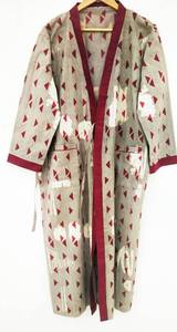 Kimono Indio Moderno Hecho a Mano de Alta Calidad, Transpirable, para Mujer, Manga Larga, Teñido Anudado, Tejido Ecológico, para Vacaciones - Product Image 3